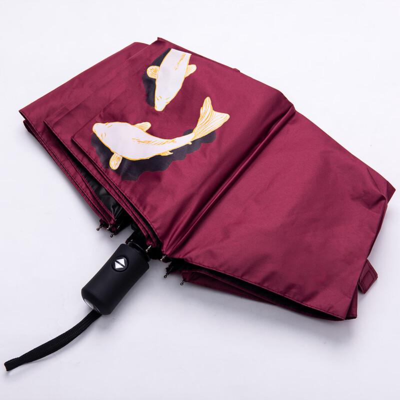 Sangbo 'Emerald Blossom' Silk Scarf and Umbrella Set