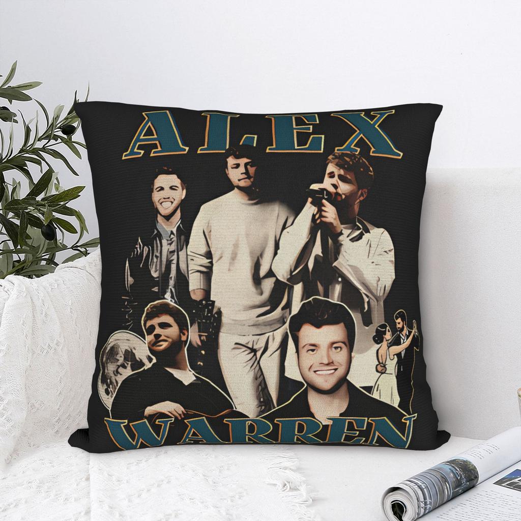 Alex Warren Finding Friday On the Road Tour 2026 Pillow Case Square Pillow Cover Trendy Pillowcases For Chair Sofa Home Decor