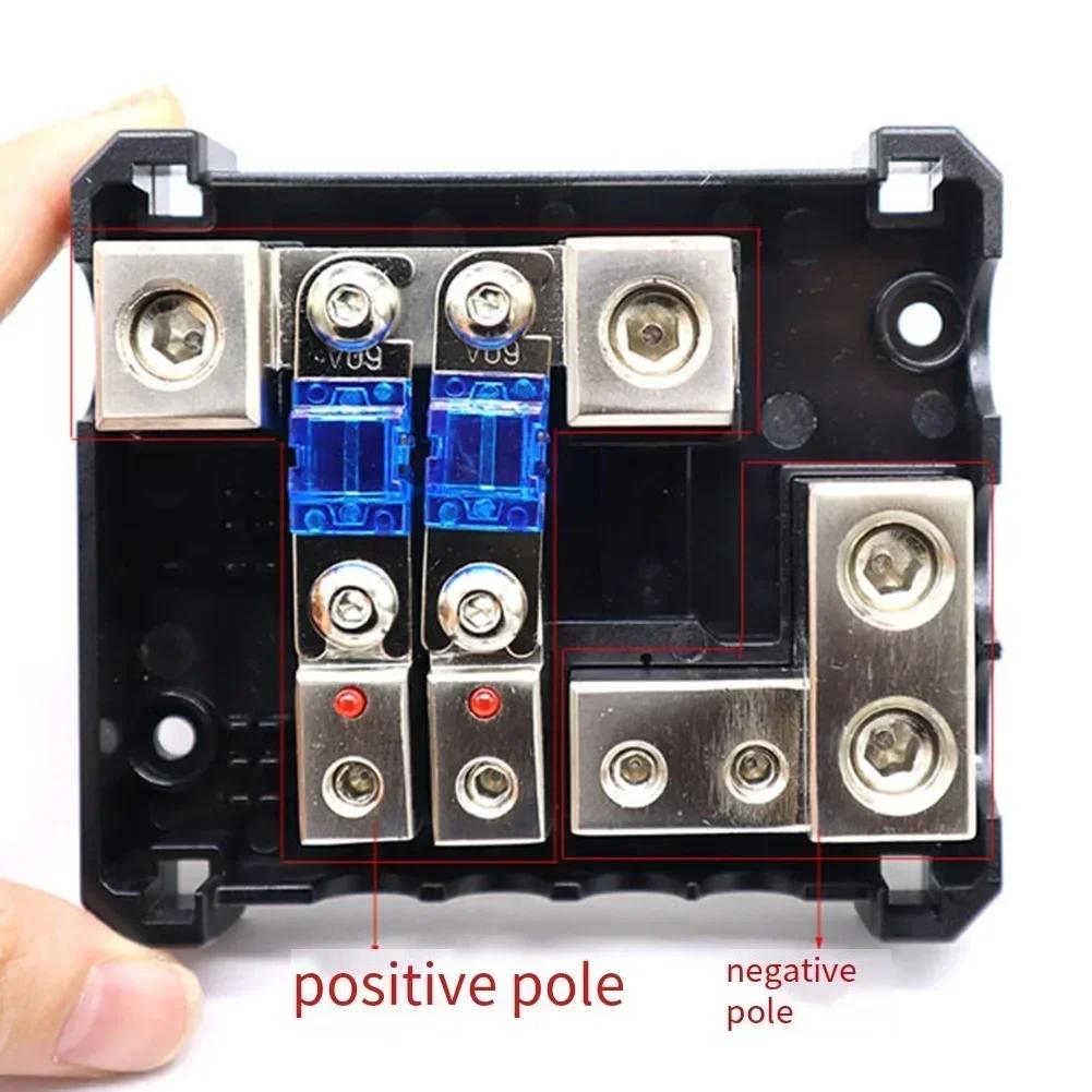 Zinc Alloy Nickel-plated Mini Fuse Holder, Stereo Audio A F S Fuse Holder, Power Distributor, Fuse Block, Car Audio Conversion