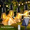 Solar S14 Outdoor Waterproof String Lights: High Brightness Decoration