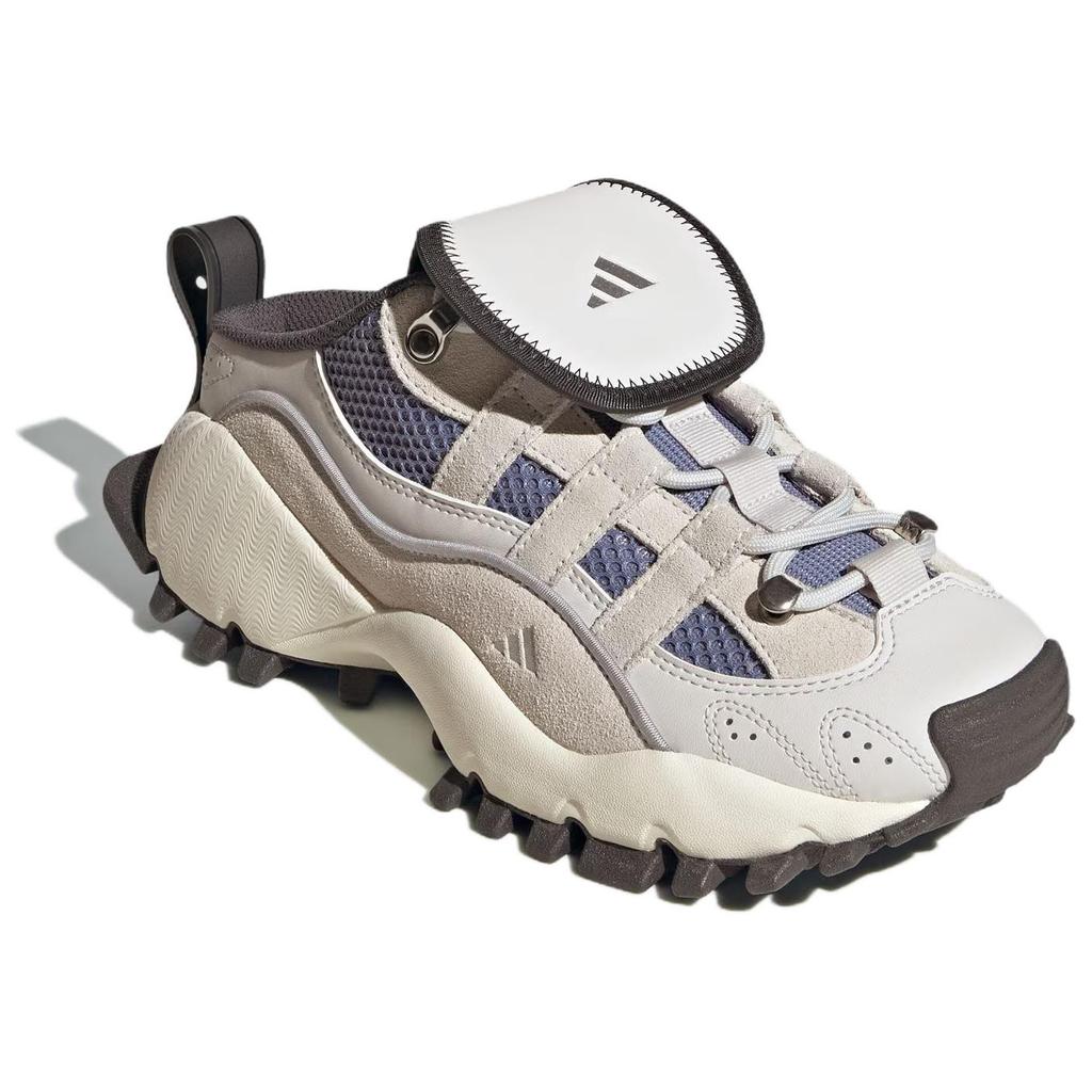 Adidas Fos Seeulater Mule Versatile Comfortable Durable Low-Top Casual Shoes Women Casual Shoes Light-Gray KJ4042