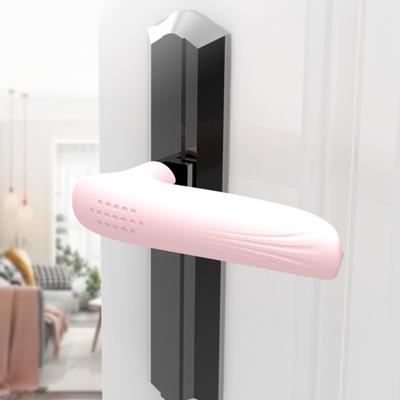 Silicone Door Handle Cover Anti-collision Wall Protector Anti-Static Anti-Freeze Home Office Door Lever Decorative Cover
