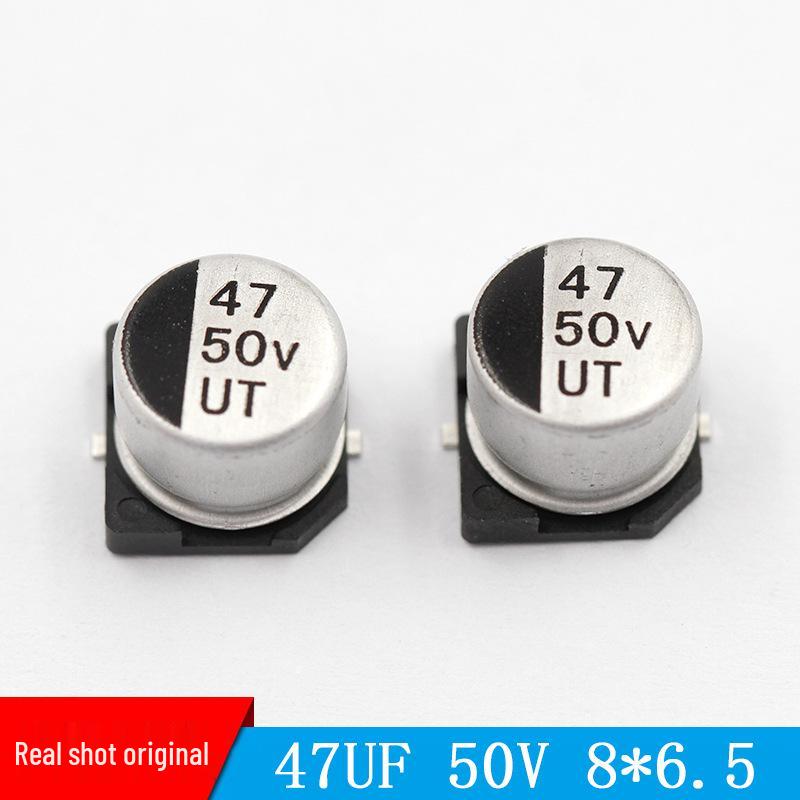 47UF 50V 8x6.5mm SMD Aluminum Electrolytic Capacitor