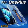 2 PIÈCES Pour OnePlus 13 12 11 10 9 8 Ace 3 2 Pro 1+ Verre Trempé HD Transparent Protecteur d'Écran Anti-Rayures avec Kit d'Installation Facile