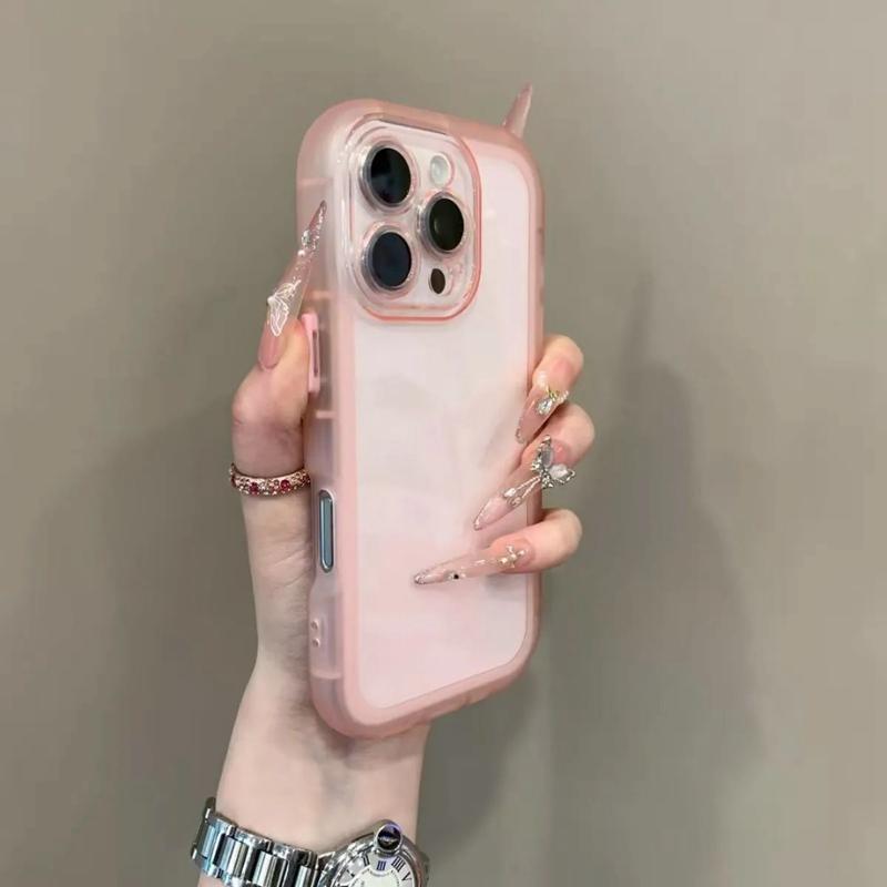 Luxusní měkké průhledné silikonové nárazuvzdorné kryty na telefon Pro iPhone 17 Pro 12 13 14 15 16 17 Pro Max Air Průhledný nárazník Zadní kryt