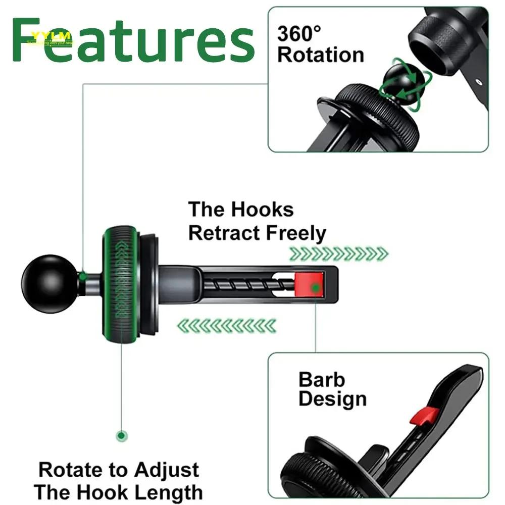 17MM Ball Head Car Air Outlets Phone Support Universal Car Phone Holder Base for Car Air Vent Cell Phone Holder Mount