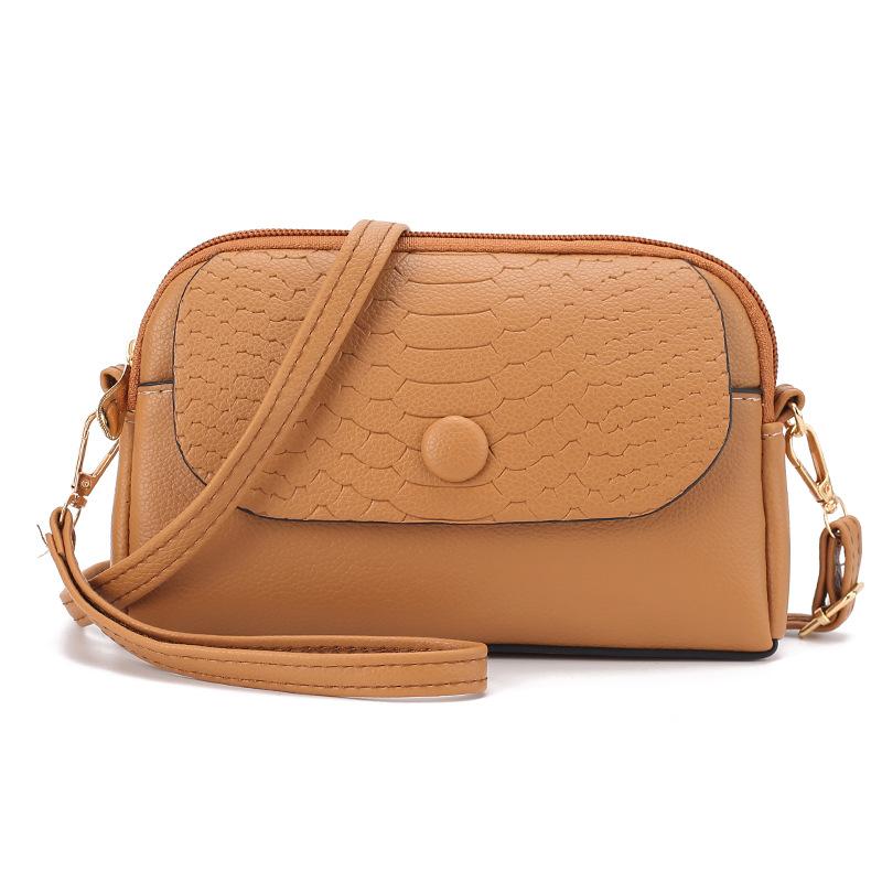 Hot Sale Small Square Bag Women's Crossbody Bag Shoulder Bag Arm Lift Temperament Solid Color Women's Bag Small Satchel Bag Mobile Phone Bag