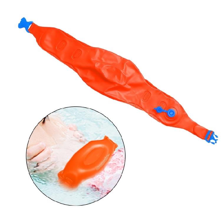 Water Safety Flotation Belt Swimming Assisted Inflatable Back Float Belt PVC Inflatable Swim Strap Easy To Use