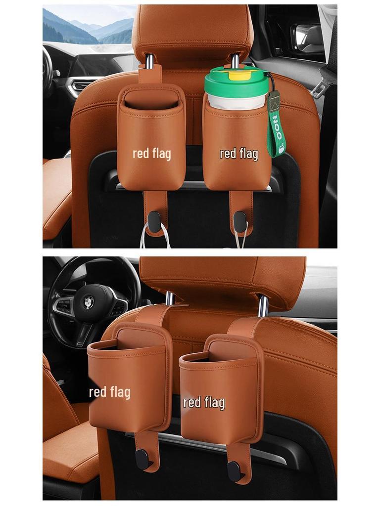 Car Cup Holder and Seat Back Hook for Hongqi HS5/H5/H7/H9/EHS9 - Vehicle Storage Accessory