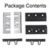 Practical Blades Electric Planer Blades Black Blade Clamp Planer Blade Clamp Tableting 6Pcs/Set For 1900B Electric Planer Metal