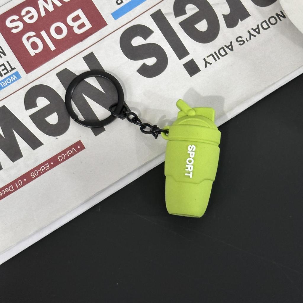 Fitness Series Gummi-Schlüsselanhänger: Hantel- & Kurzhantel-Anhänger für Geschenke