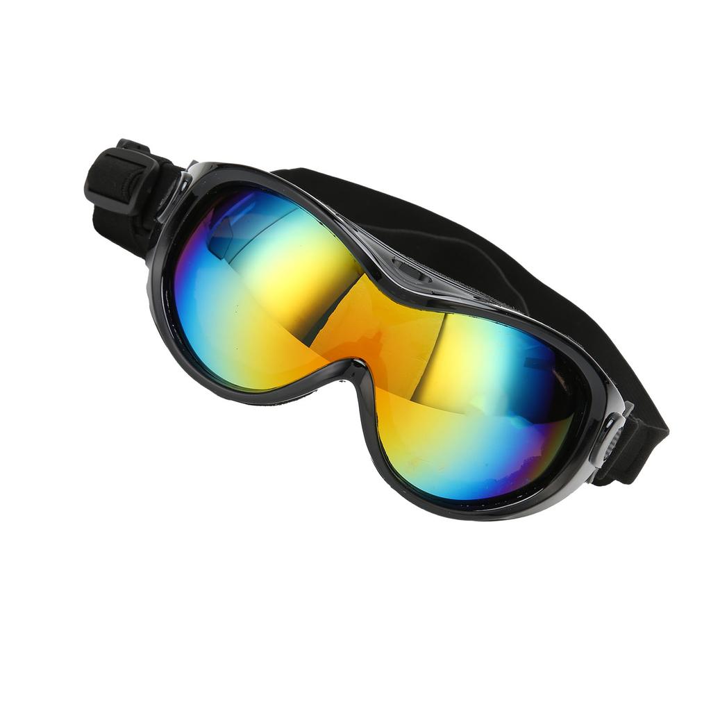 Large Dog Sunglasses UV Protection Waterproof Windproof Adjustable Dog Goggles for Eyes Protection