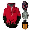 Hokage Ninjia Anime Hoodie Casual Long Sleeve Pullovers For Stylish Comfort Uk
