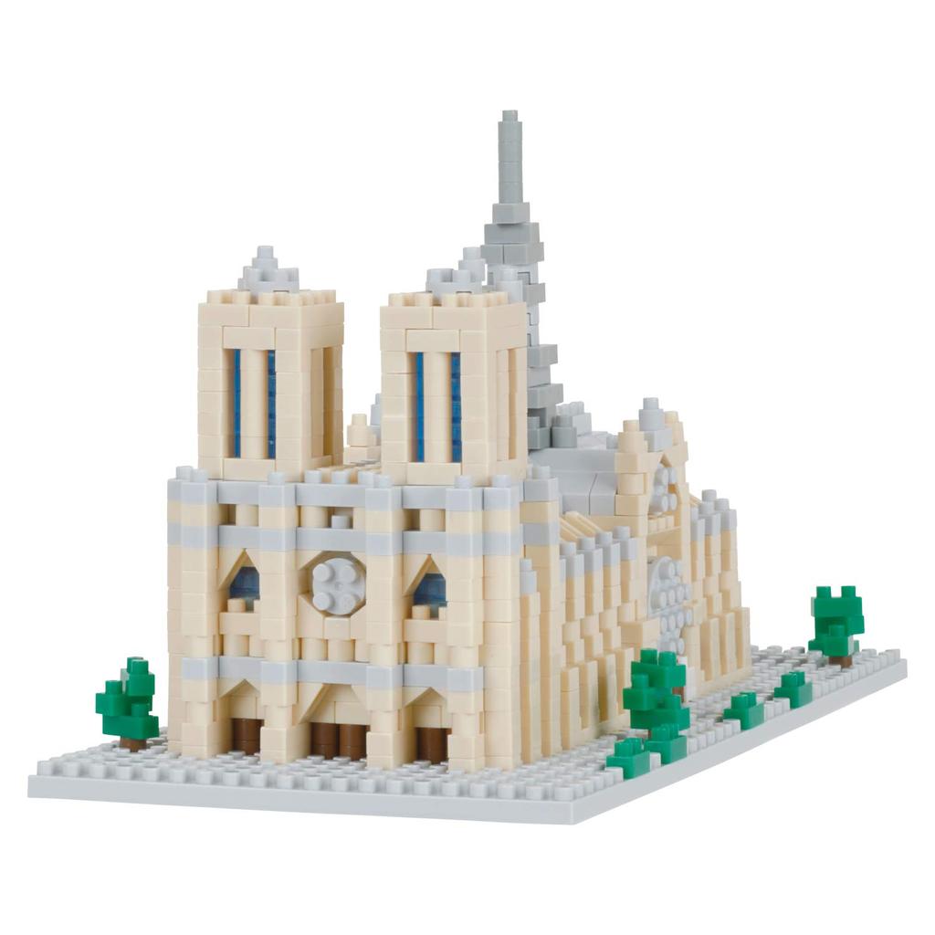 Kawada Nanoblock Notre Dame Cathedral NBH_205