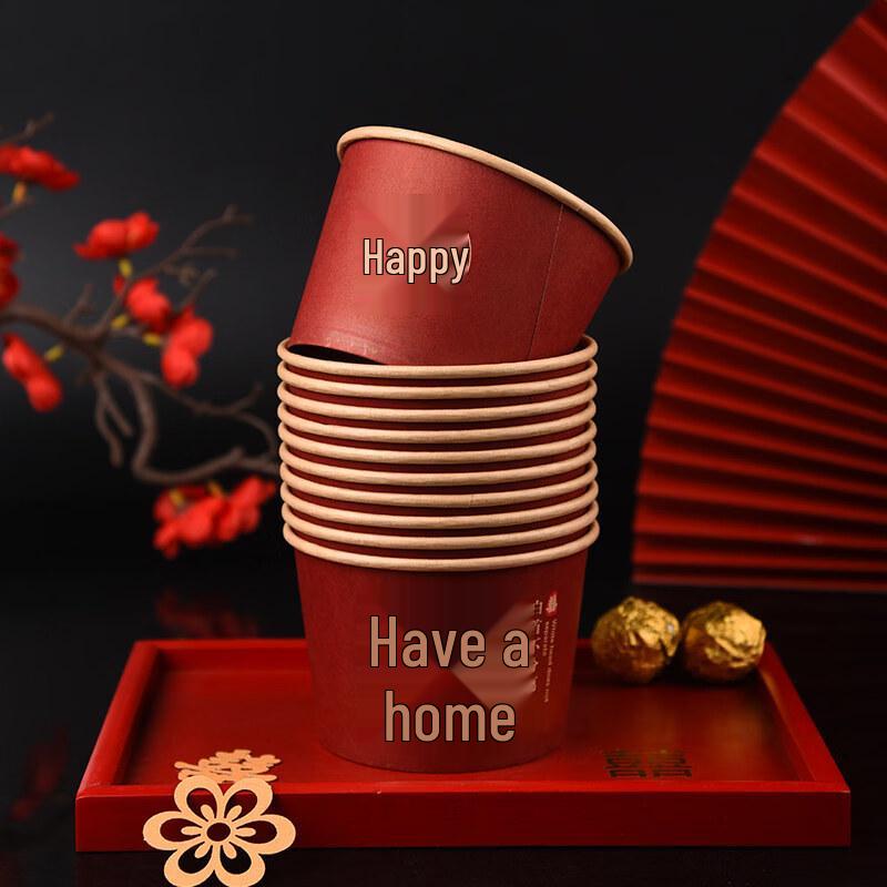 

Disposable Wedding Red Bowl