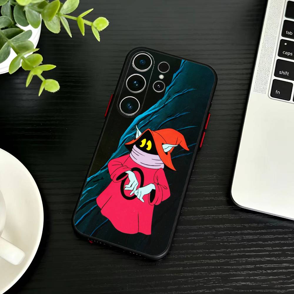 M-MOTU He-Man Phone Case For Samsung S26,S25,S24,S23,S22,S21,S20,S30,Ultra,Plus,Fe,Note,5G Black Cover
