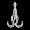 10Pcs 11CM/4.2G Luminous Soft Octopus Bait Colorful TPE Glow-in-the-dark Realistic Bionic Artificial Squid Lure Saltwater Freshwater Trolling