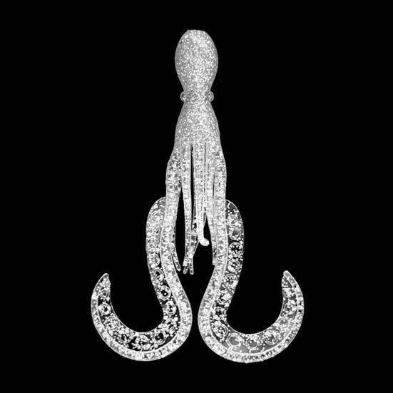 10Pcs 11CM/4.2G Luminous Soft Octopus Bait Colorful TPE Glow-in-the-dark Realistic Bionic Artificial Squid Lure Saltwater Freshwater Trolling