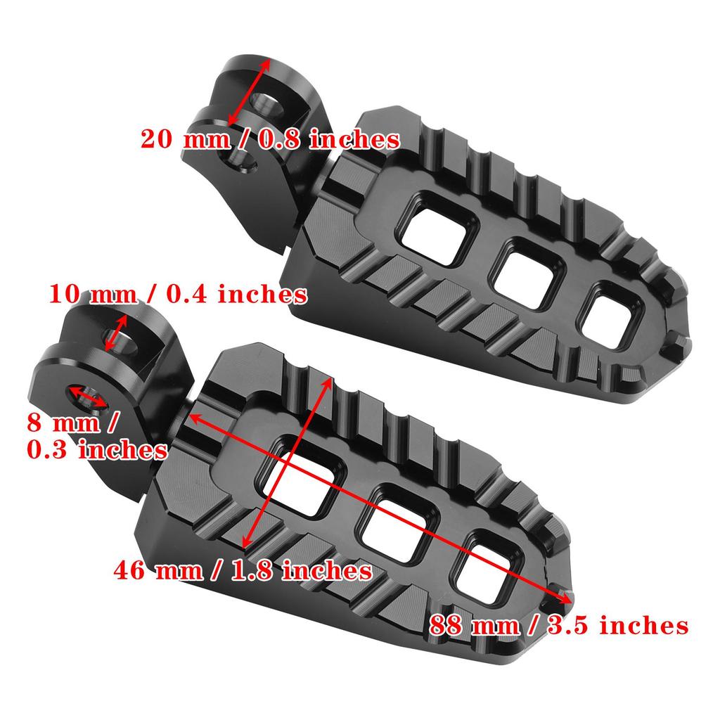 Framfotpinnar passar för Scrambler 400X 2023-2024