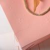 10Pcs Portable Gift Paper Bag Bow Ribbon Wedding Gift Bag Clothing Handle Bag  Celebration