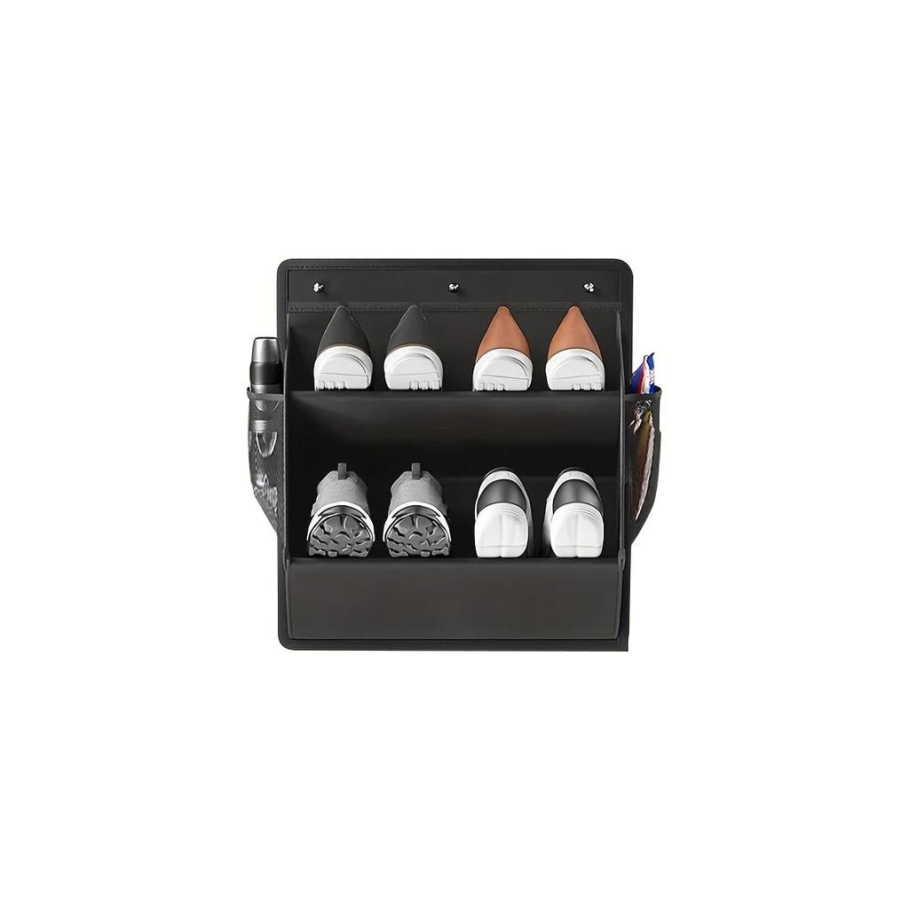 1PC RV Shoe Storage with Adhesive Tape Door Shoe Rack with Large Deep Pockets Suitable for Campers Narrow Space Wardrobe Storage