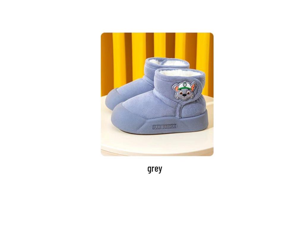 Paw Patrol Kids' Non-Slip Winter Snow Boots - Warm Cotton for Girls