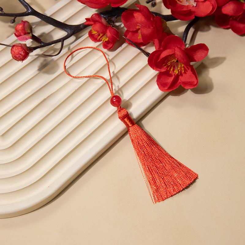Yuxiao 7Cm Small Fringed Ear Beaded Thin Thread Bookmark Hanging Ear U Disk Sachet Sachet Pendant Fan Pendant