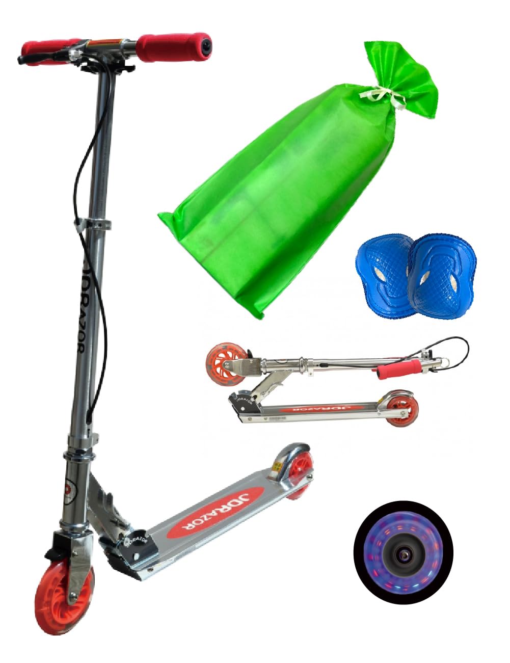 

JD RAZOR в Японии Не требует сборки идеальный кик-скутер для детей и учеников начальной школы регулируемый руль и платформа и обернутый [Сделано -