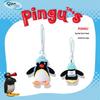 Pingente de Pelúcia Chapéu de Coco Original de Pinguim Boneca Pingente para Mochila Chaveiro Presente