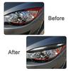 Carbon Fiber Car Headlight Eyelid Eyebrow Cover Trim For Mazda 3 Mazda3 JDM 2010 2011 2012 2013