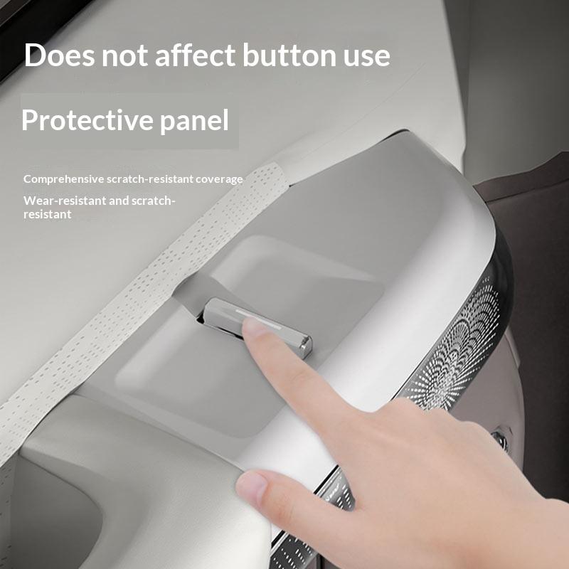 Fit For Zeekr 7X Car Window Lifter Panel Silicone Button Decorative Sticker For Window Control