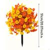 Artificial Flowers Decorative for Garden, Realistic Garden Stake, Easy Care Yard And Grave