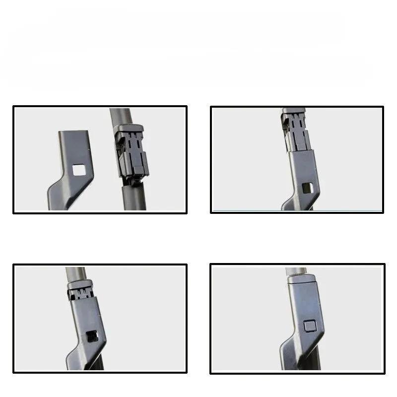 24"+18"+14" Front & Rear Wipers for VW Touran, Golf Plus Mk6, Caddy Mk3, Sharan 7N, Jetta Mk6