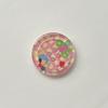 10Pcs Shining Powder Cute Cartoon Round Button -  Clothing Sewing Accessories for Kids Woman Hairpins Clip DIY Deco for Girls