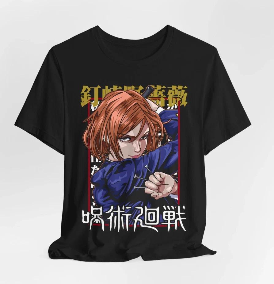 

Nobara Anime Graphic Tee, Unisex T-Shirt for Anime Fans, Short Sleeve Shirt S