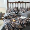 Class A Cotton Color-Woven Jacquard Double-Layer Yarn, Pure Cotton Aerobic Retro Wind Small Floral Quilt Cover