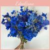 Wedding Fake Flowers Decor For Bridal Ceremony With Blue Starry Sky Theme In Silk And Plastic Material