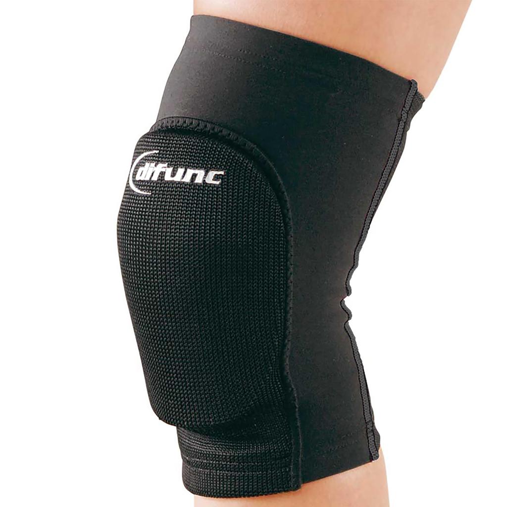 Volleyball Knee 10mm with Single Made in Size Tricot Impact JVA Certified D&M Support, Thin, Pad, Adult, Brace, Japan, Black, L, D-809, Knee, Defunk,
