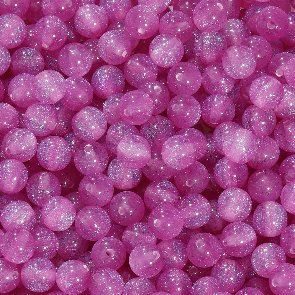10/20pcs/Lot 10mm Colorful Resin Round Shape Loose Spacer Beads For Jewelry Making DIY Charms Bracelet Necklace Accessories