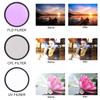 3 Pcs 67mm UV CPL FLD Camera Filters Kit for Canon  Nikon DSLR Cameras