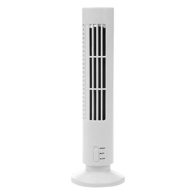 Portable Air Cooler Vertical Bladeless Fan USB Desktop Air Conditioner Fan Mini Cooling Tower Fan