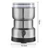 300W Multifunctional Coffee Machine Household Stainless Steel Grinding Cup Portable Coffee Bean Grinding Machine