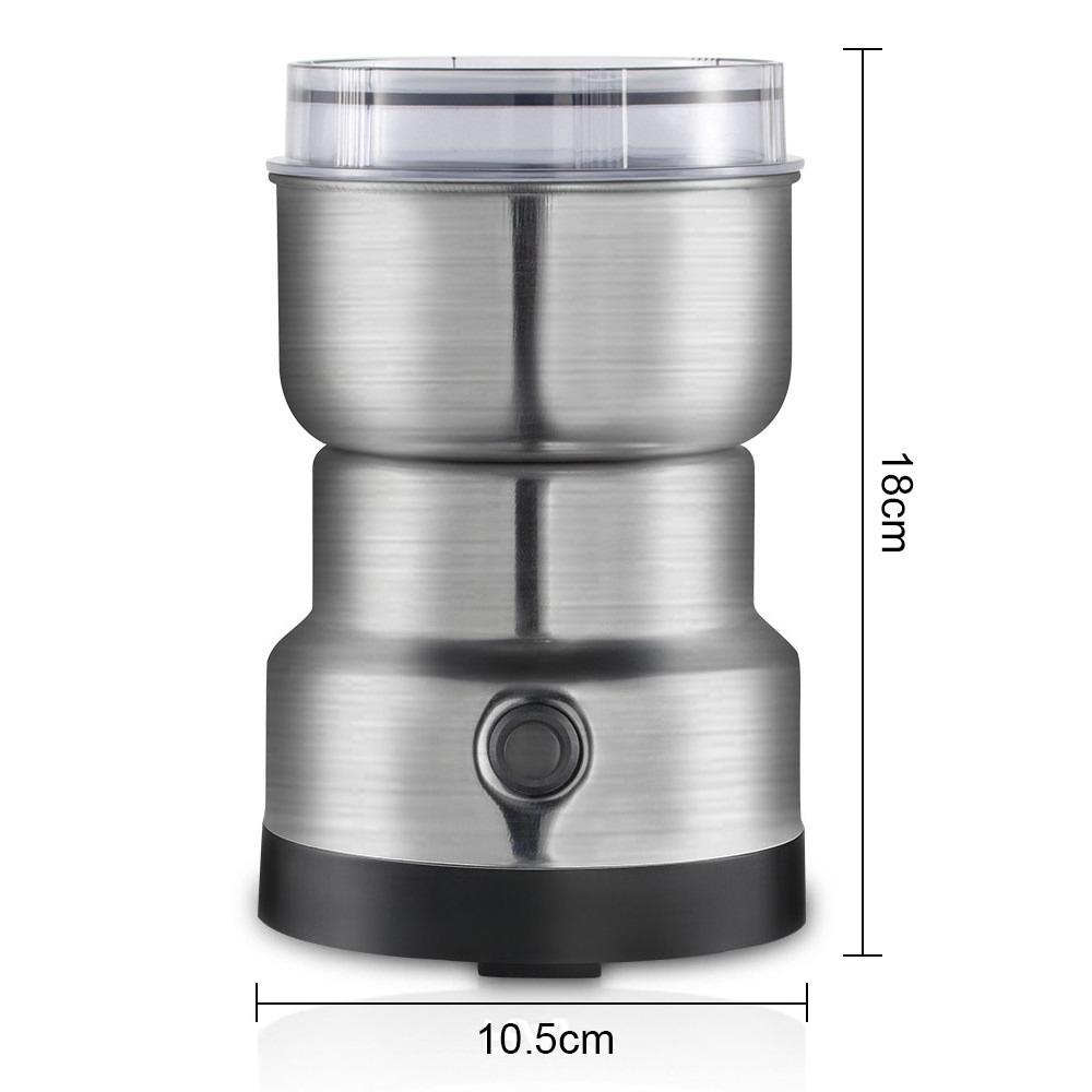 300W Multifunctional Coffee Machine Household Stainless Steel Grinding Cup Portable Coffee Bean Grinding Machine