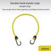 Bungee Cords With Coated Hooks, Heavy Duty Outdoor Bungee Straps With Load Capacity Metal Hook for Camping