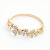 Butterfly Jewelry Set Romantic Bracelet Ring flower Necklace Earring Set Women Wedding Dinner Dress Accessories
