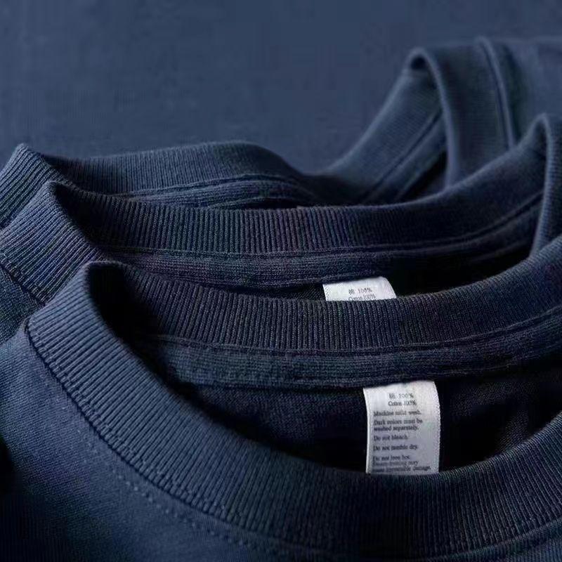 

Чоловіча футболка з чистої бавовни в ретро стилі з круглим вирізом і коротким рукавом XL