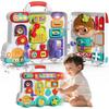 Busy Board Παιχνίδια Montessori για Νήπια Ηλικίας 2-3 Ετών, Εκπαιδευτικό Παιχνίδι Μάθησης, Ανάπτυξη Λεπτής Κινητικότητας, Δώρο Γενεθλίων