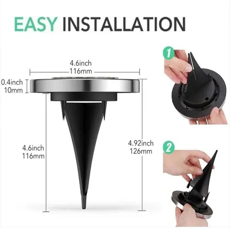 Outdoor Solar Ground Light Waterproof Garden In-ground Pathway Light Solar Landscape Light for Lawn Yard Deck Patio Walkway