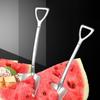 Coffee Spoon Cutlery Retro Iron Shovel Spoon for Ice Cream Cream Scoop Creative Spoon Teaspoon Fashionable Dishes