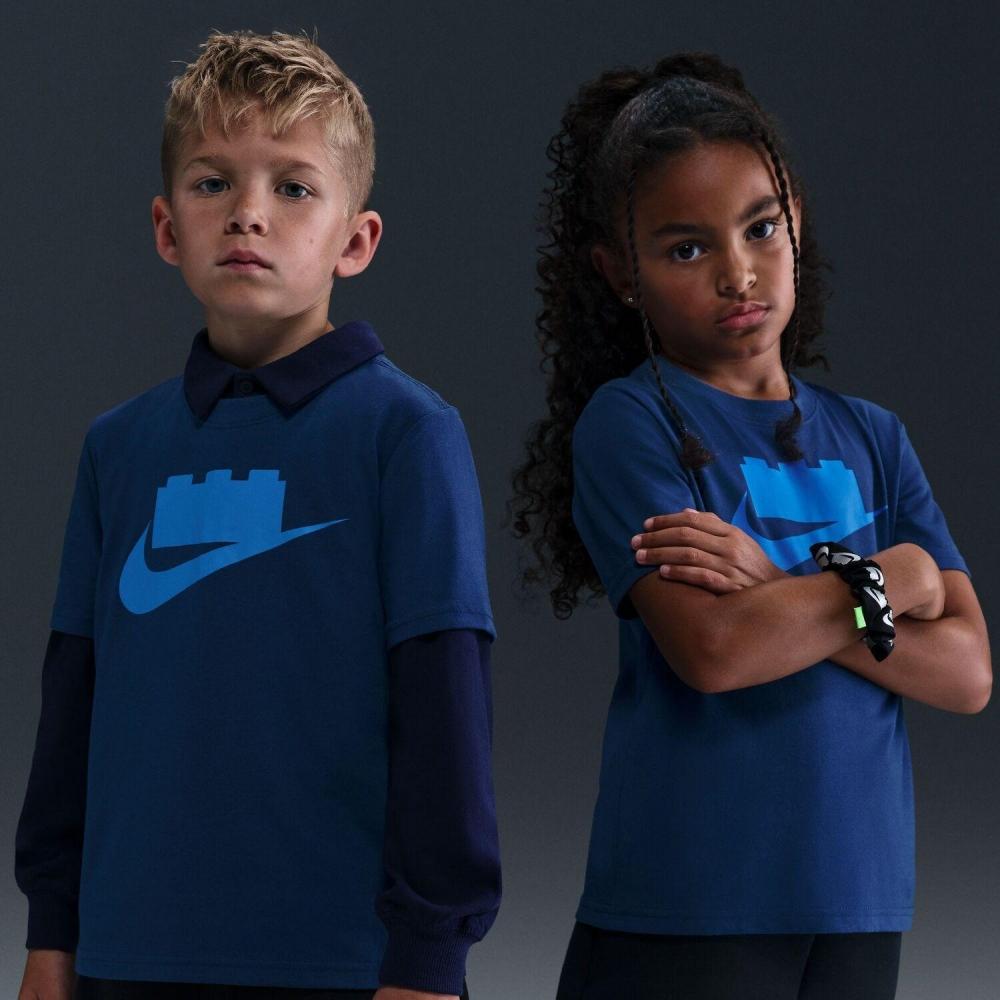 NiKe K Lego Ss Tee 86n558 Brave Blue ７（120cm）